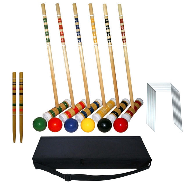 Swiftflyte Six Player Croquet Set Composite_or_Mixed