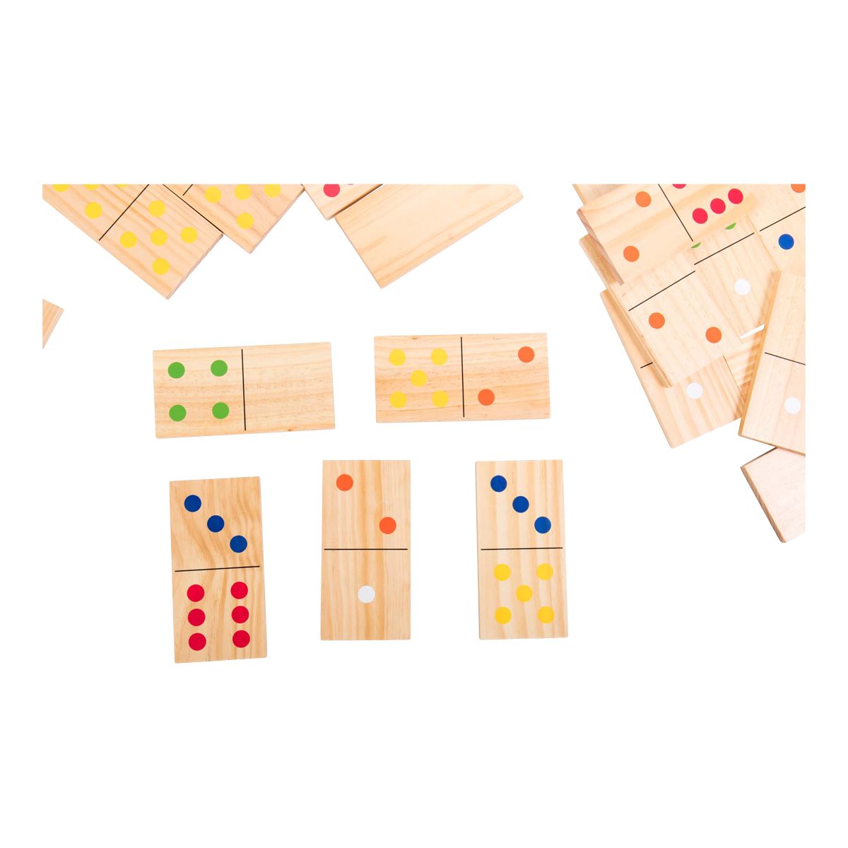 Escalade Wood Lawn 28 Piece Pine Wood Domino Set