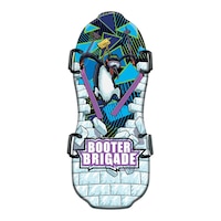 Booter Brigade Penguin 49 Inch Foam Sled Overhead_Flat
