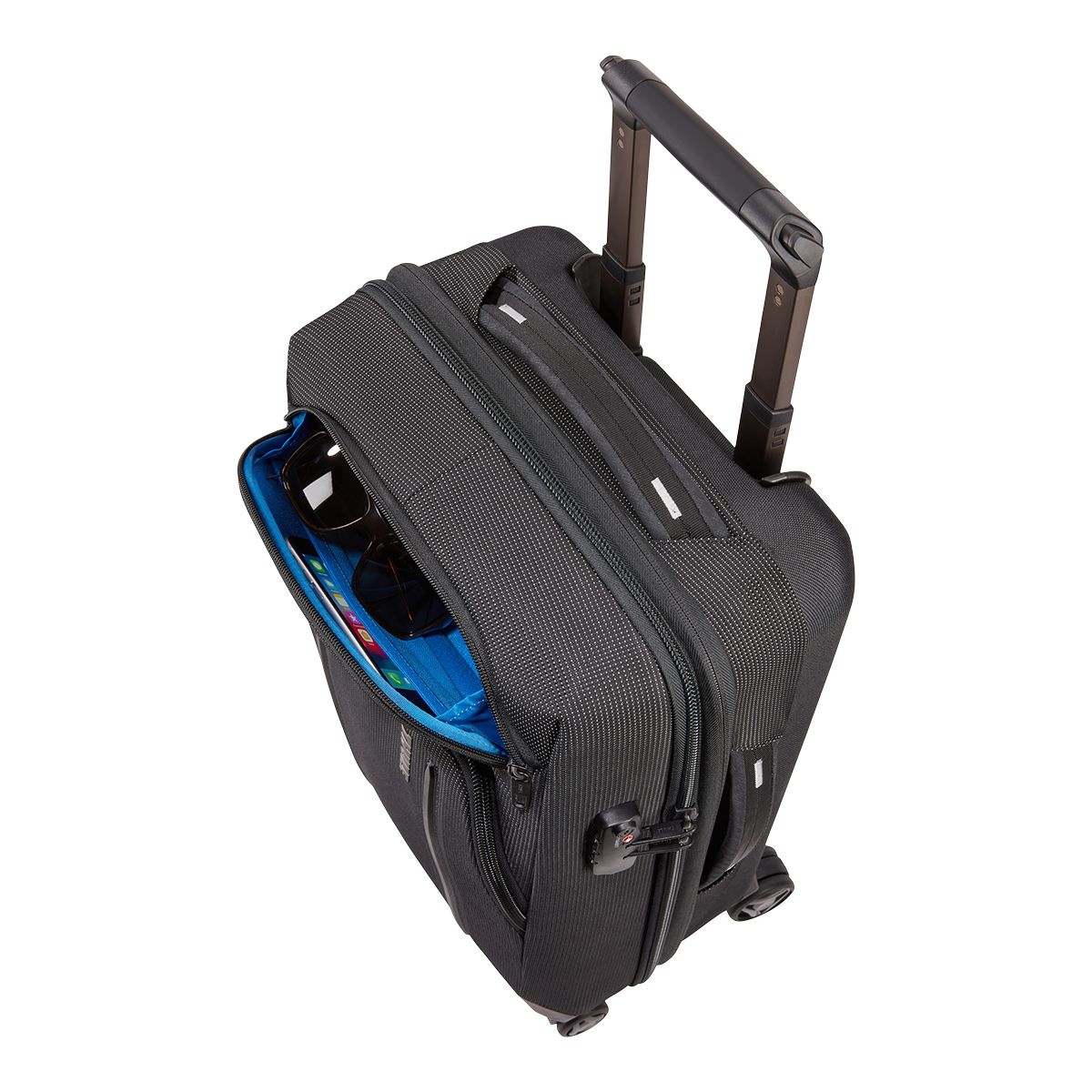 Thule Crossover 2 Carry-On Spinner Overhead_Plunge
