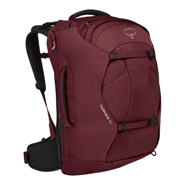 Osprey Fairview 40 Travel Pack Front_Three_Fourths_Angled_Right