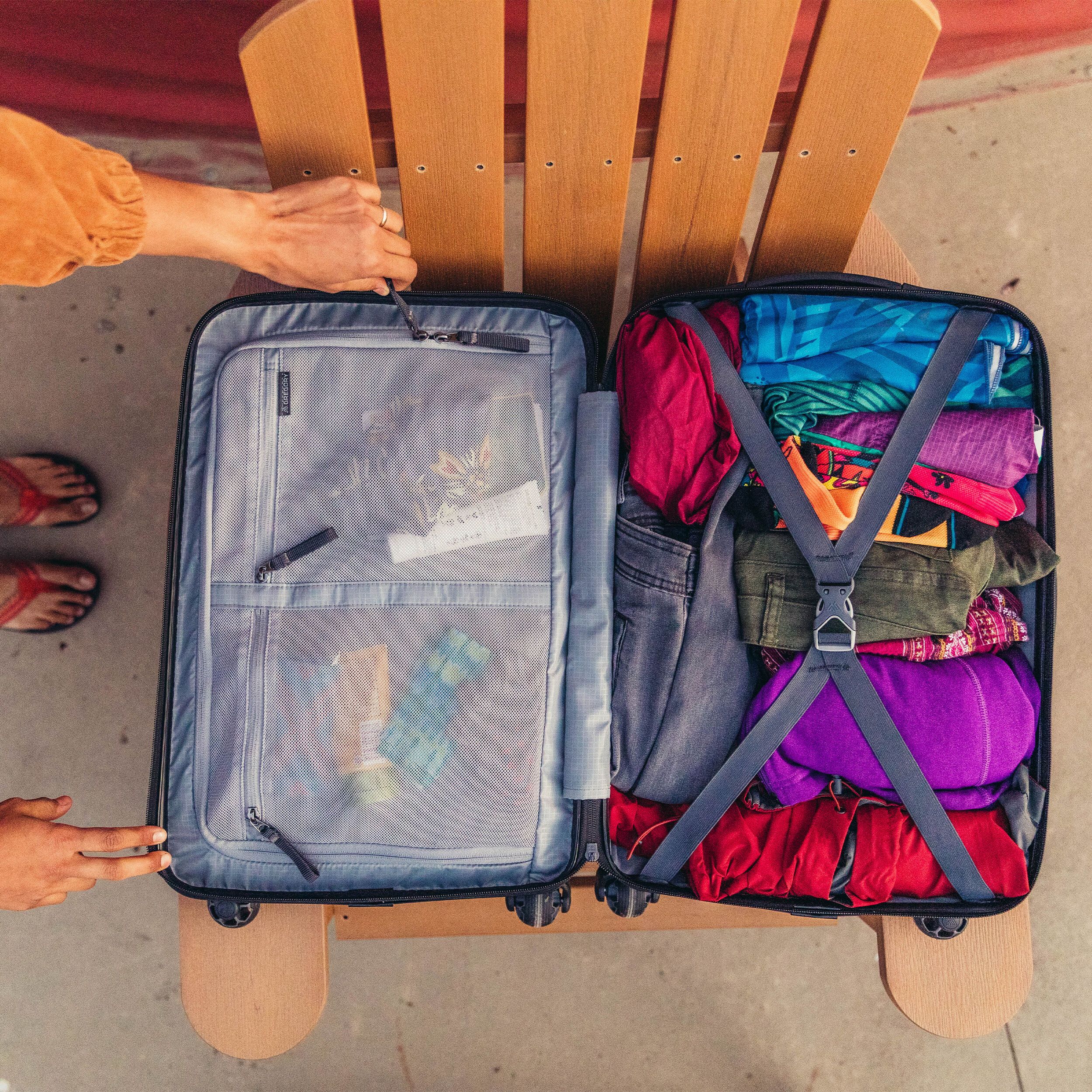 Gregory Quadro 22 Inch 42 L Hardcase Overhead_Flat