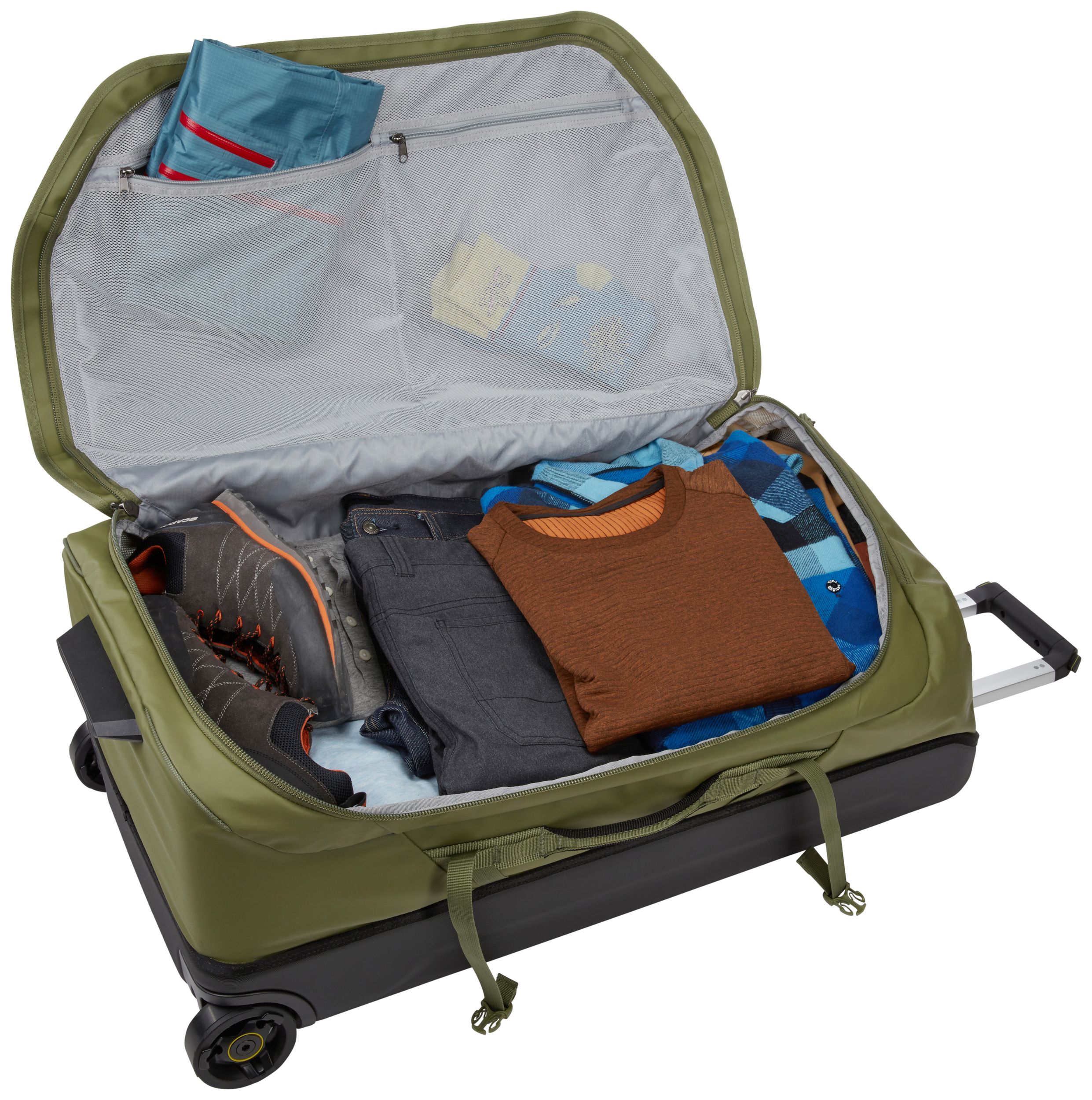 Thule Chasm Wheeled Duffle Bag Overhead_Plunge