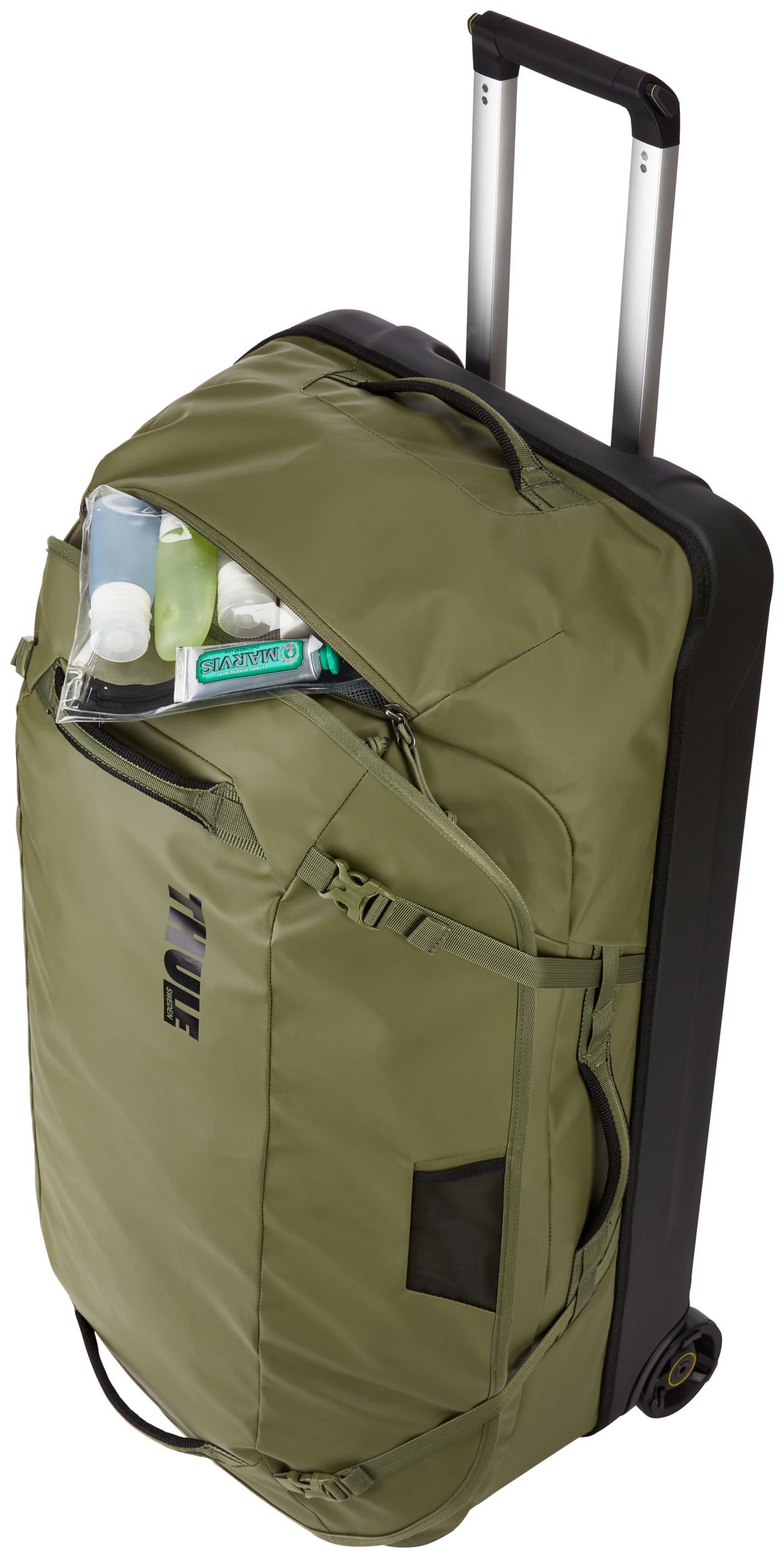 Thule Chasm Wheeled Duffle Bag Overhead_Plunge