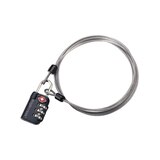 Eagle Creek TSA 3 Dial Lock and Cable Overhead_Plunge