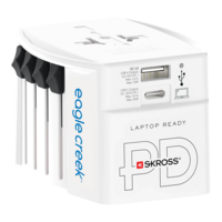 Eagle Creek Global 45W Universal Travel Adapter Front_Angled_Right