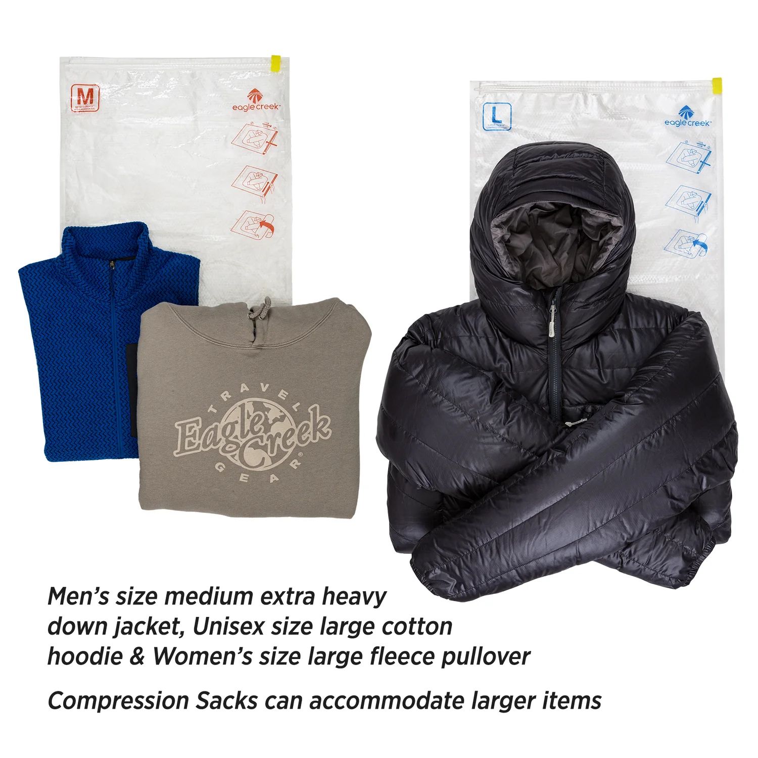 Eagle Creek Pack-It® Compression M/L Sack Set