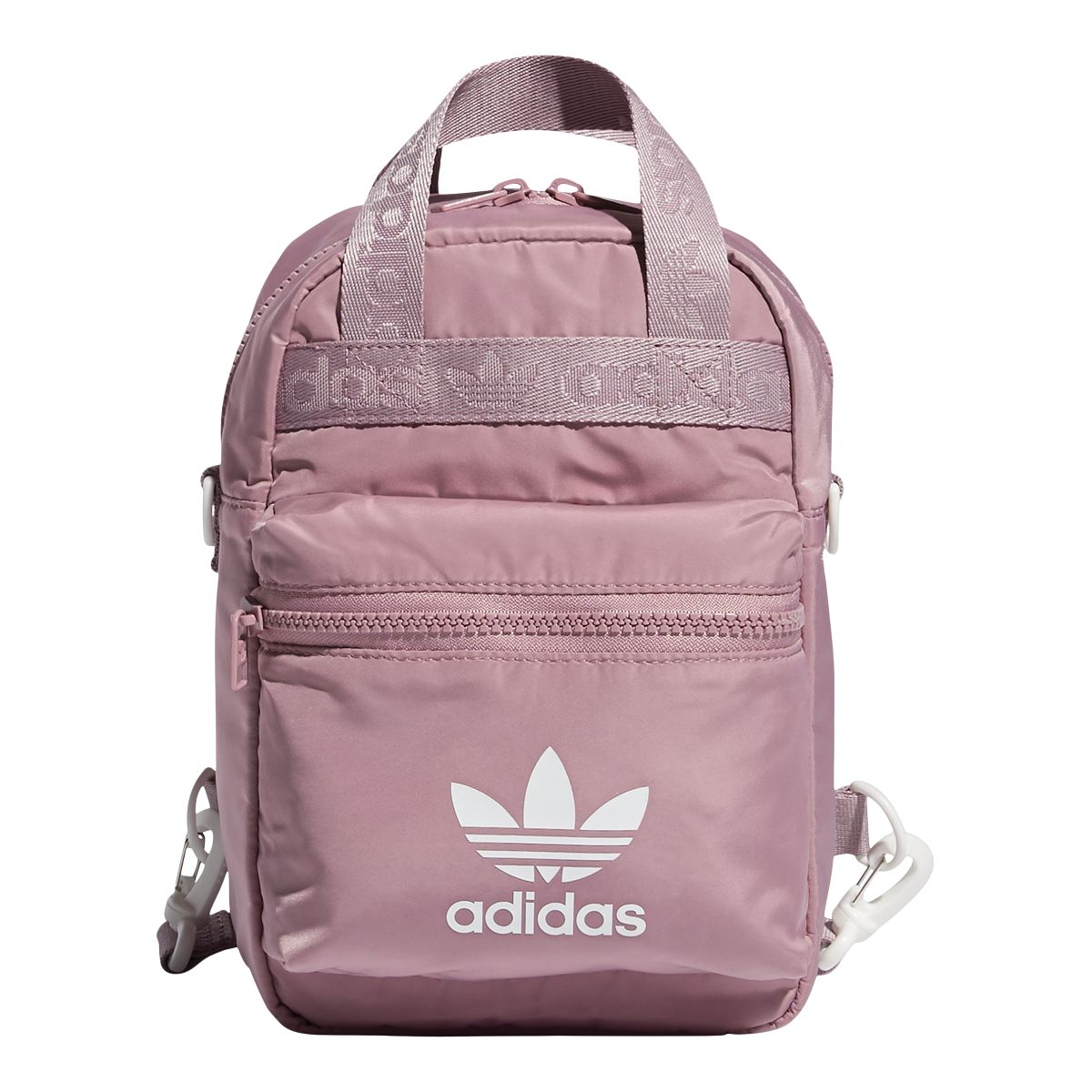 Adidas Unisex Micro 2.0 Mini School Backpack/Bag, Crossbody Front_Flat