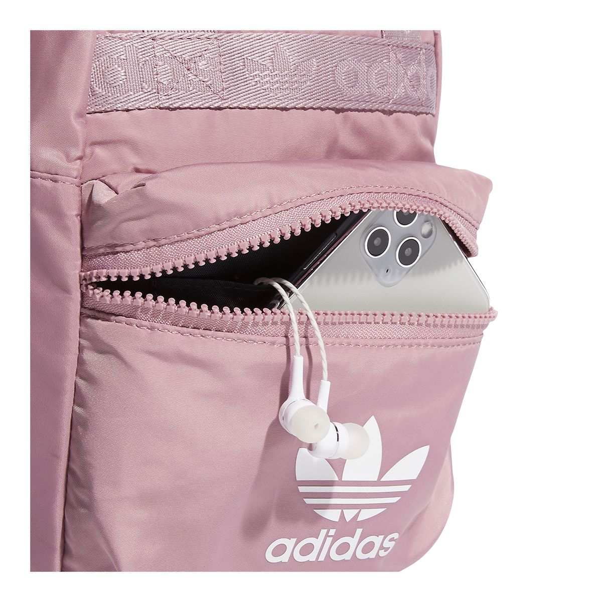 Adidas Unisex Micro 2.0 Mini School Backpack/Bag, Crossbody CloseUp