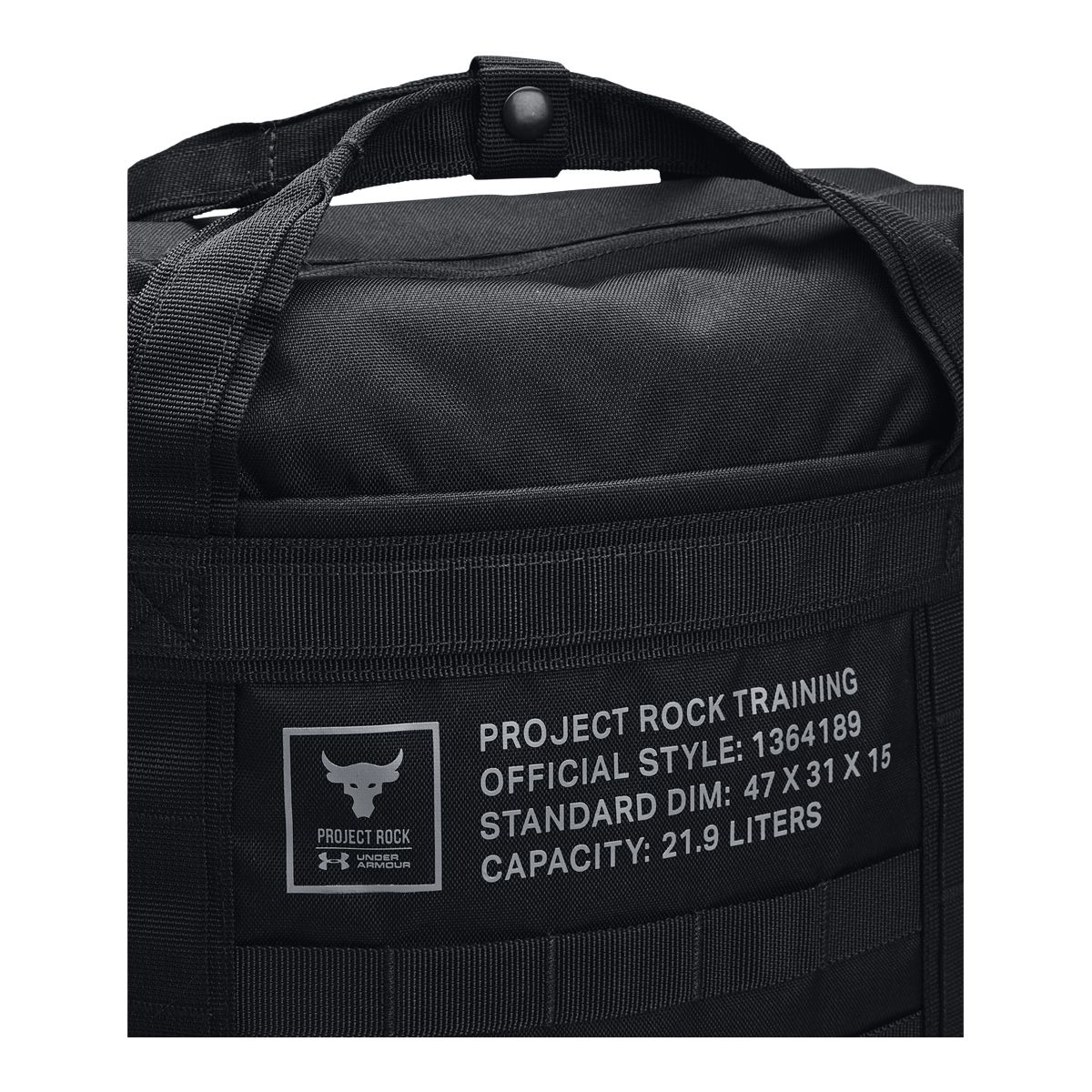 Under Armour Project Rock Box Backpack CloseUp