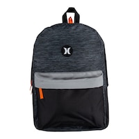 Hurley Unisex Dawn Patrol School Backpack, 18 L, Laptop Sleeve Front_Flat