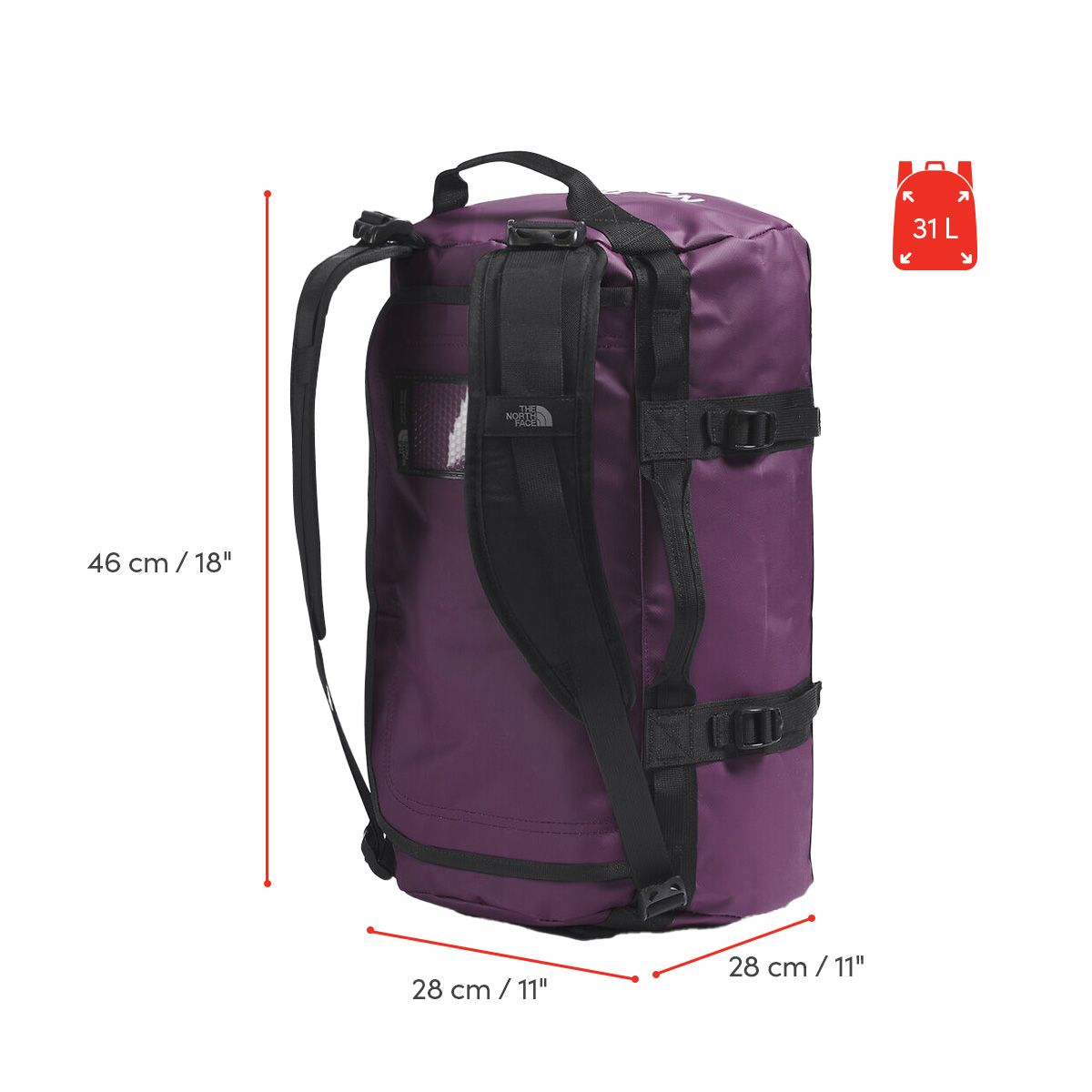 The North Face Base Camp 31L Water-Resistant Duffle Bag