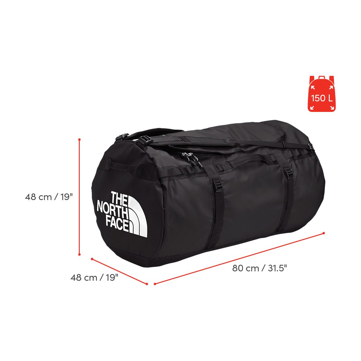 The North Face Base Camp 150L Duffel Bag XXL SportChek
