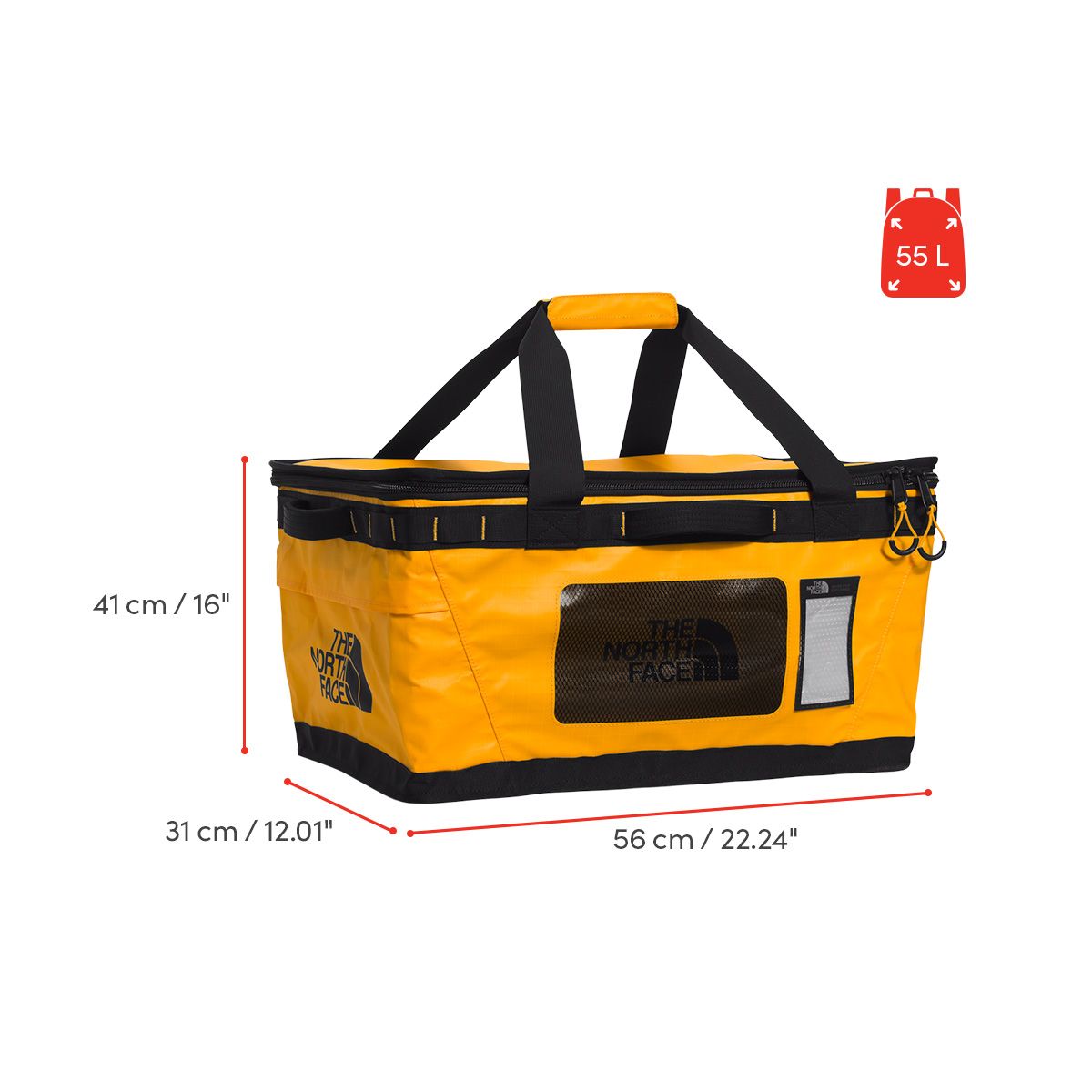 The North Face Base Camp 55 L Stackable Gear Box