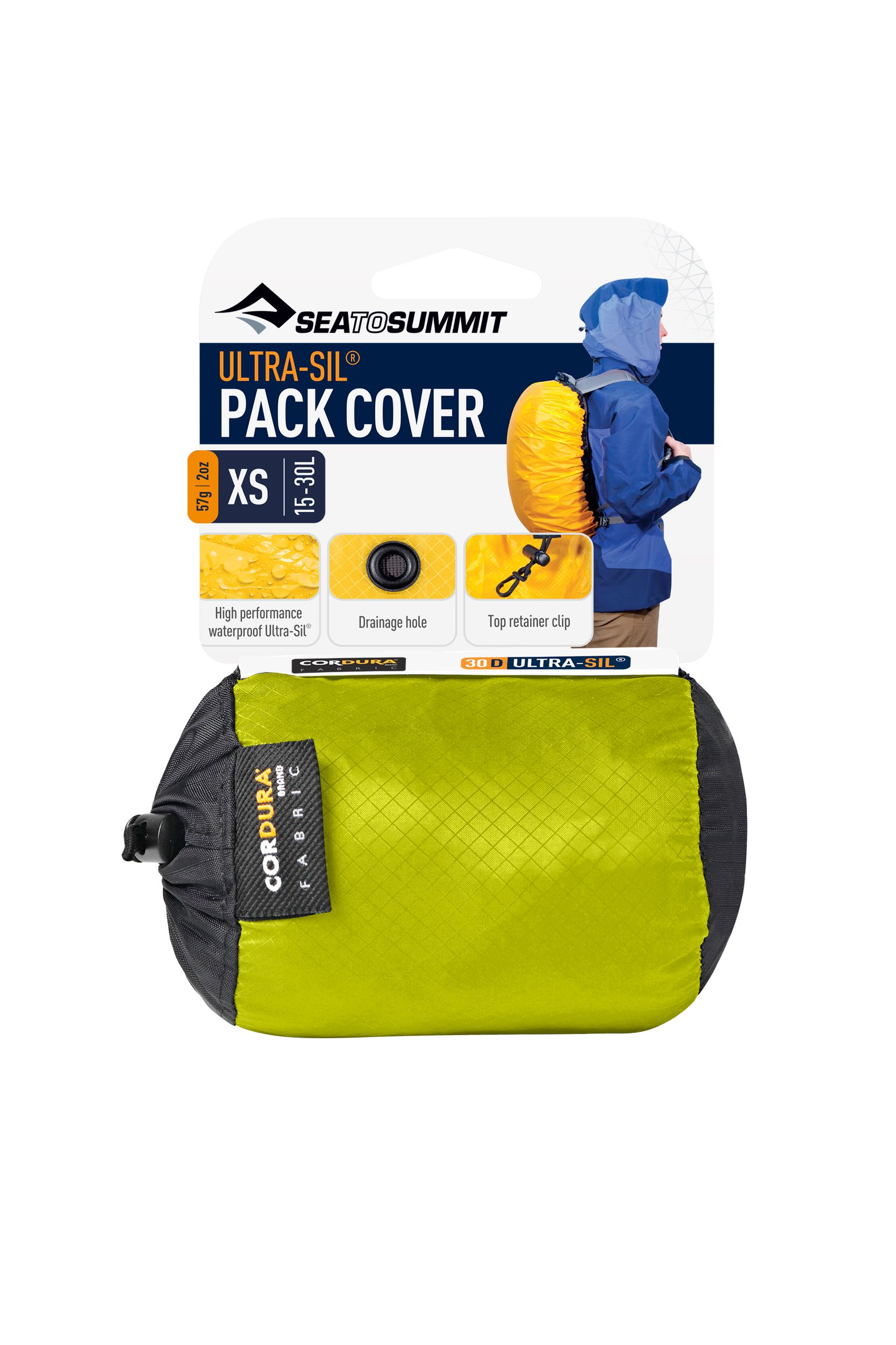 Sea to Summit Ultra-Sil 15/30L Extra Small Pack Cover Front_Flat