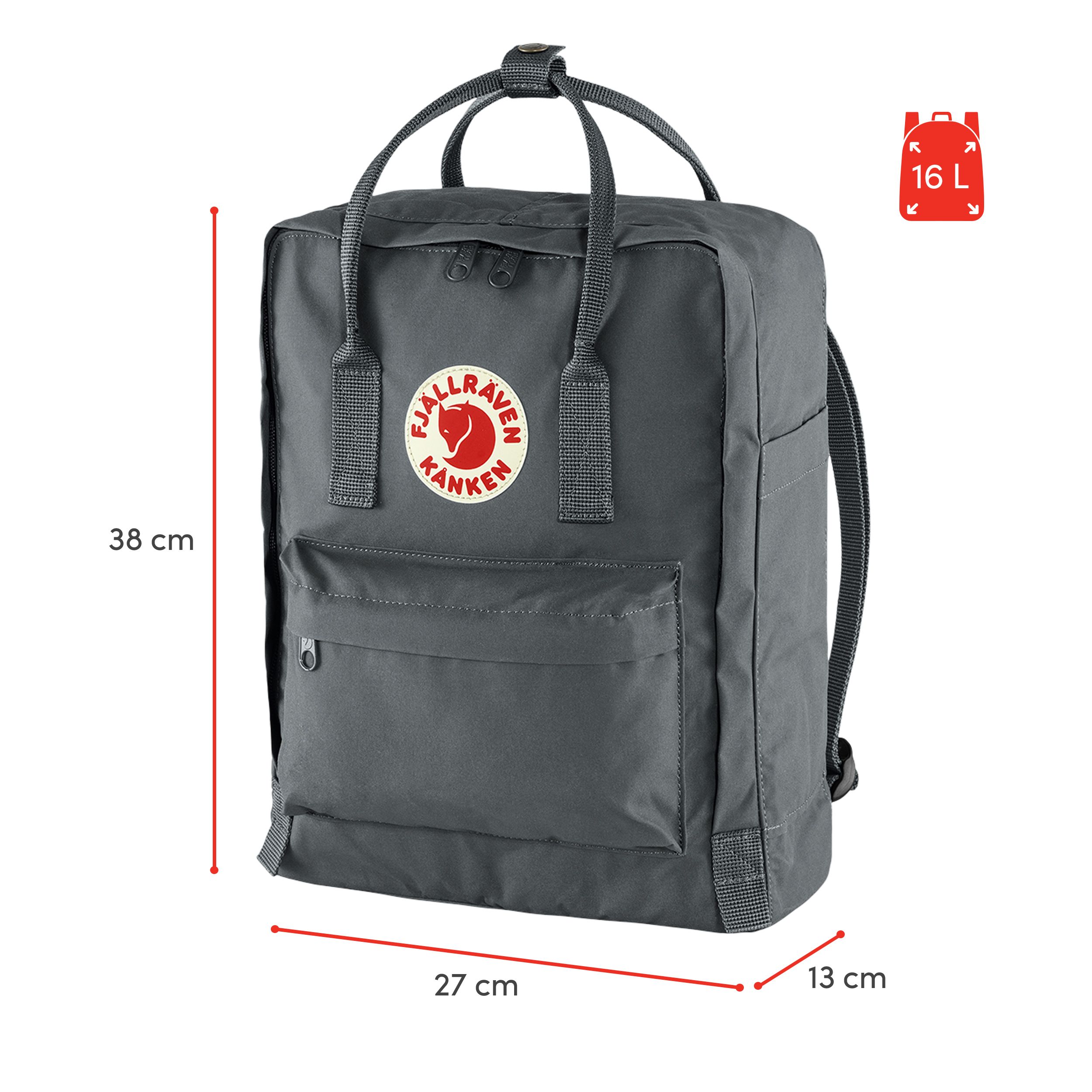 Fjallraven Kanken 16L Backpack Atmosphere