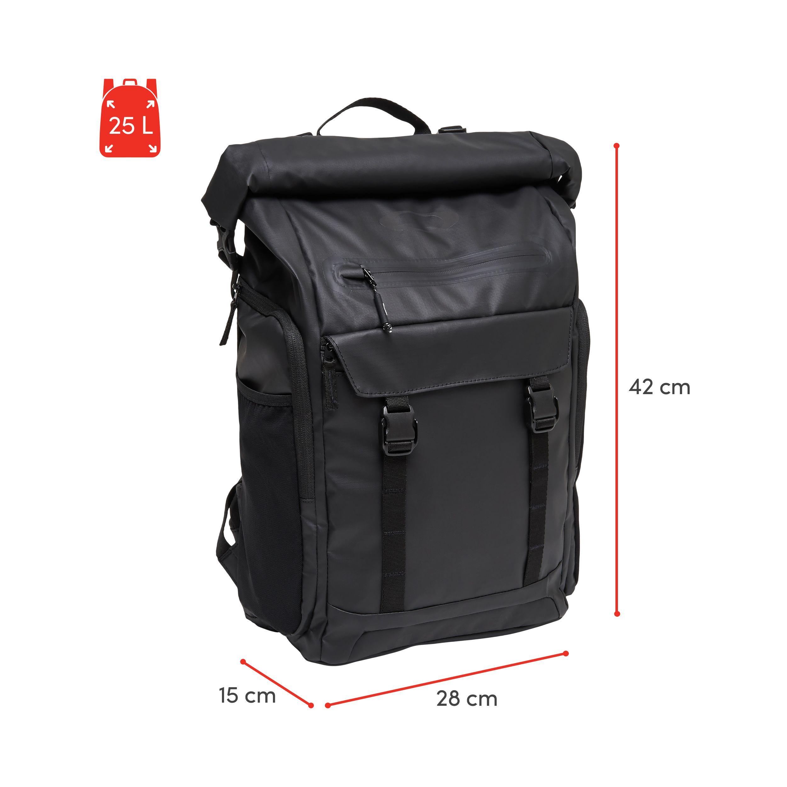 Oakley Road Trip Terrain 25L Backpack Front_Three_Fourths_Angled_Right