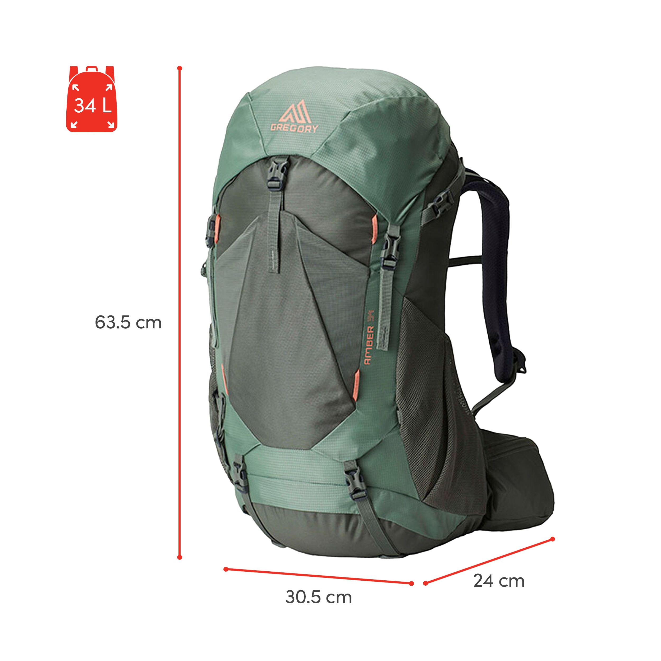 Gregory Amber Backpack - 34 L | SportChek