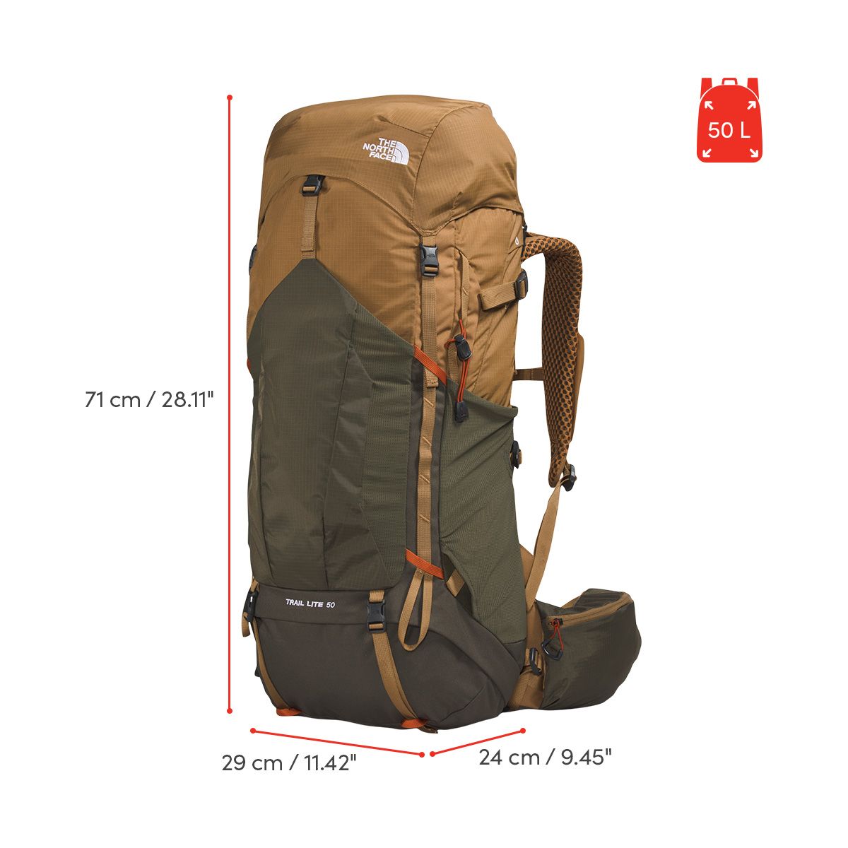 The North Face Trail Lite 50 Backpack