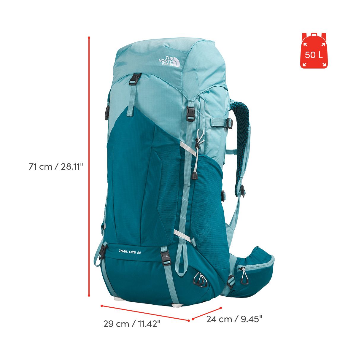 The North Face Women's Trail Lite 50 Backpack
