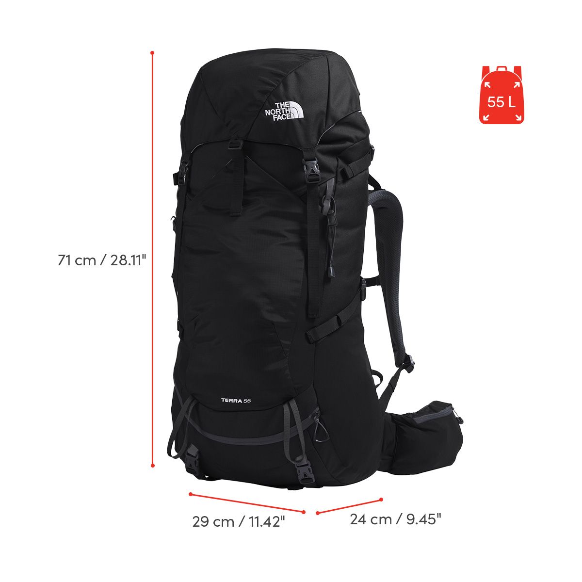 The North Face Terra 55 Backpack
