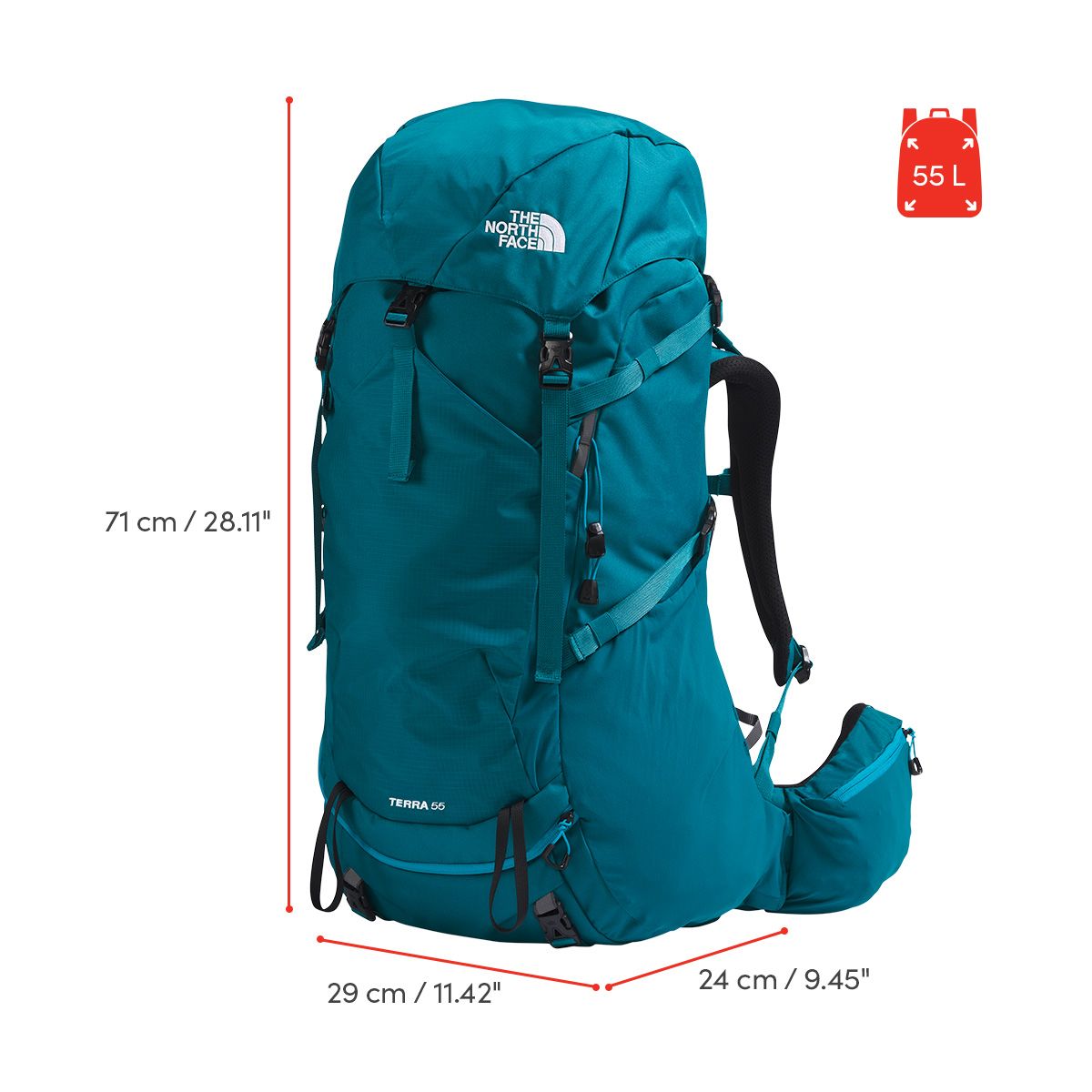 THE NORTH FACE TERRA55ノースフェイス テラ55バックパック THE NORTH FACE ザ ノースフェイス Terra 55 L/XL テラ55 バック