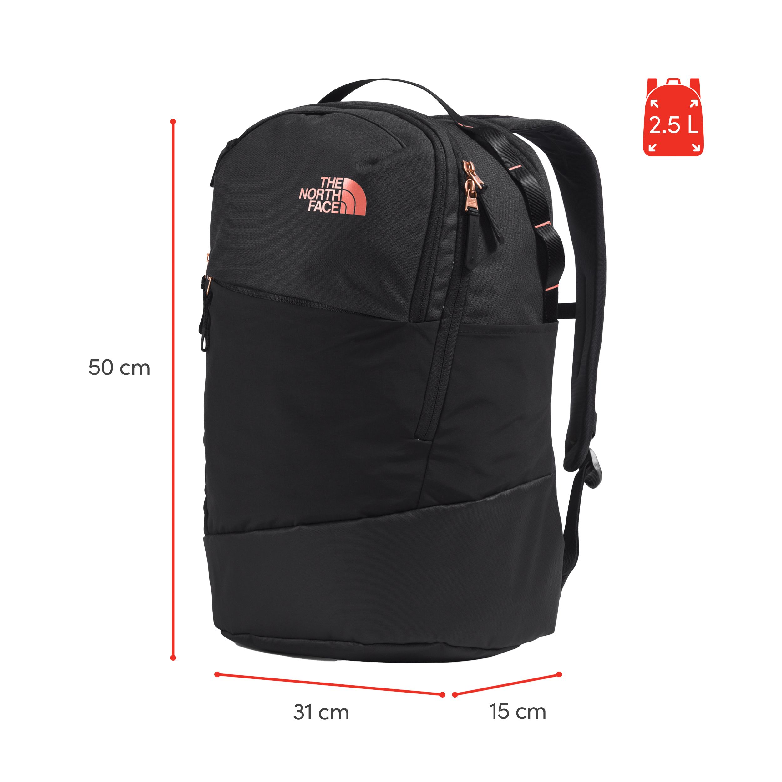 north face berkeley backpack dimensions The Daypack, OS, TNF Black/Mineral Gold-NPF The two exterior zip pockets provide quick access to items you need to reach fast The North Face - Berkeley