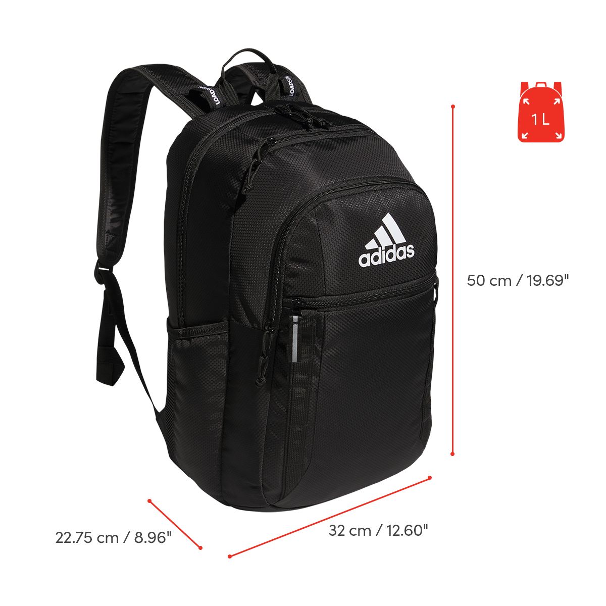 adidas 10l backpack Kids Affiliate – School Bag for Girls and Boys, 27L Color:silver/sand/taupe Tan Yellow This stylish backpack is adidas Squad Insulated Lunch