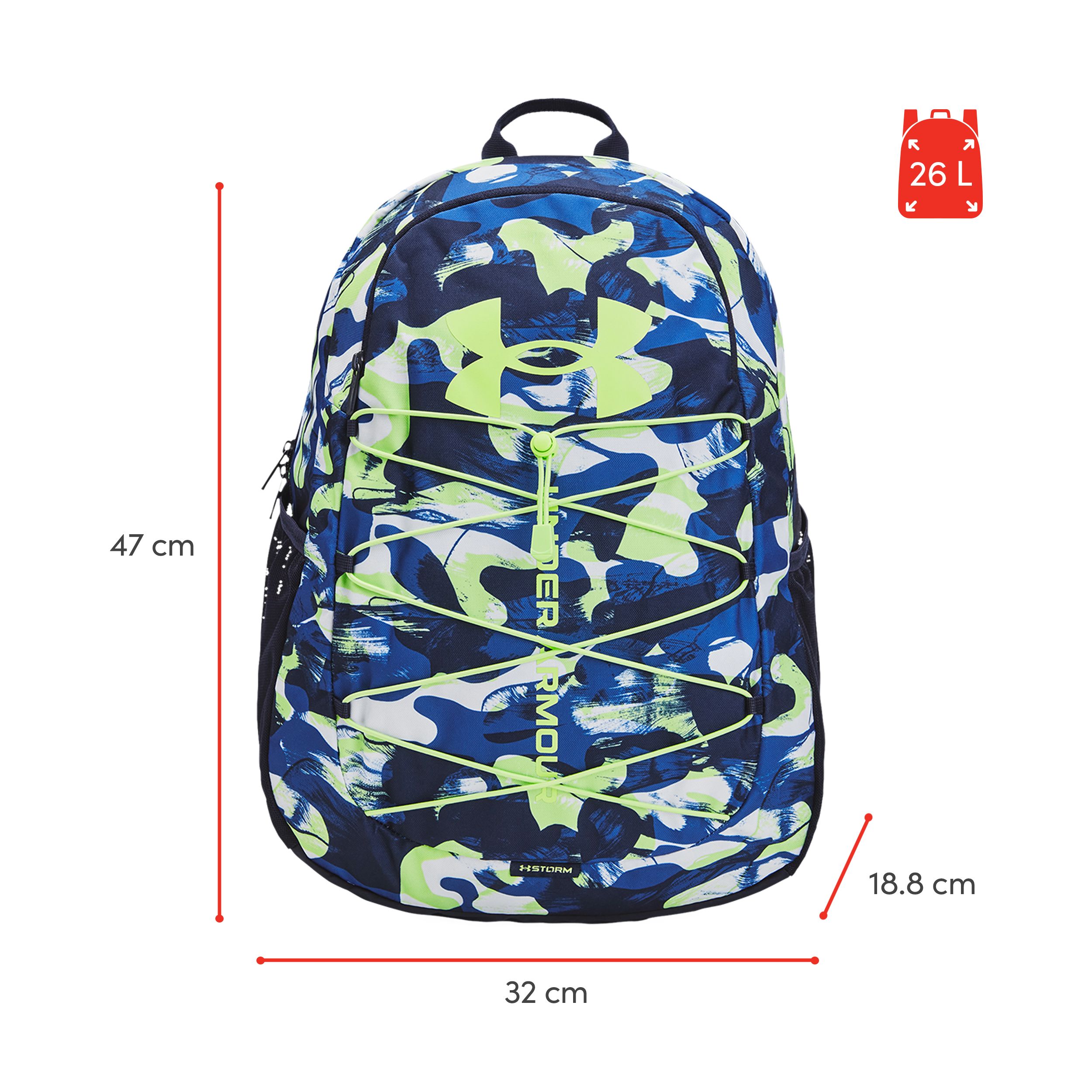 Under Armour Hustle Sport All Over Print Backpack