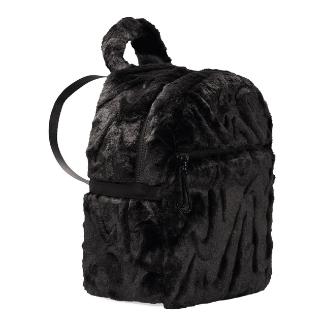 Nike Sportswear Faux Fur Mini Backpack Front_Three_Fourths_Angled_Right