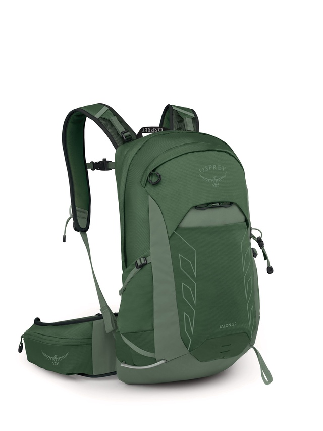 OSPREY Talon™ 22 Extended Fit Hiking Backpack Front_Three_Fourths_Angled_Right
