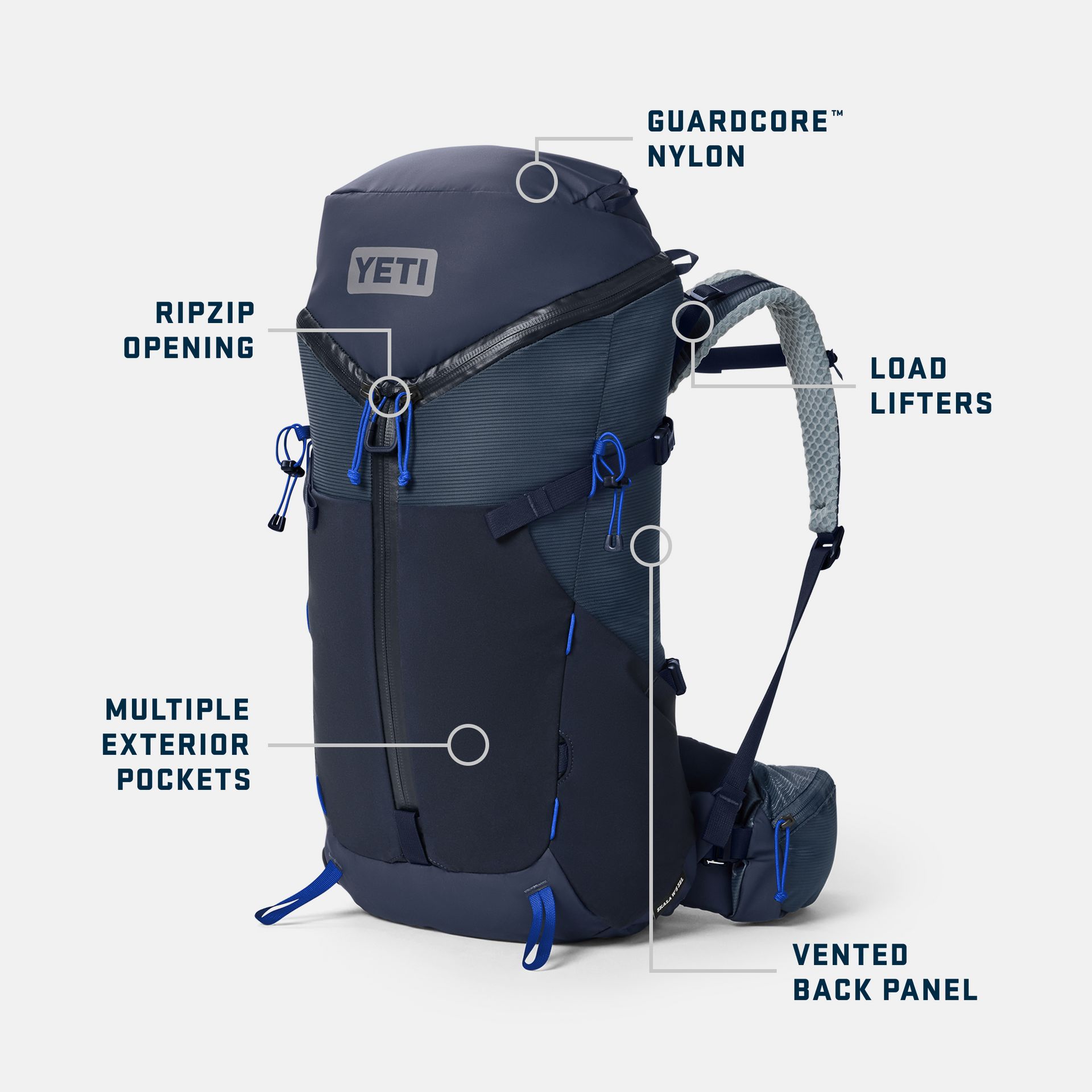 YETI Skala 32L Weather-Resistant Women's Backpack with Vented Mesh Back Panel