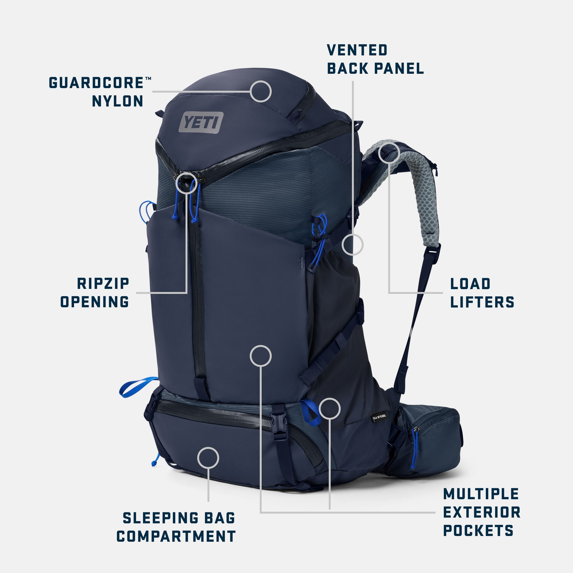 YETI Skala 50L Weather-Resistant Women's Backpack