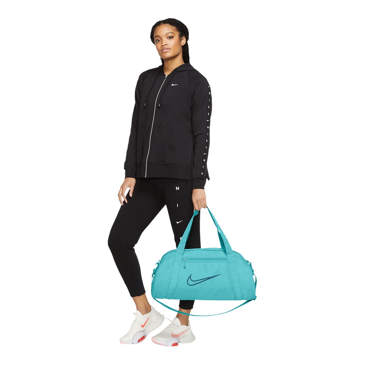 Nike Women's Club 2.0 All Over Print Gym Duffel Bag, Lightweight