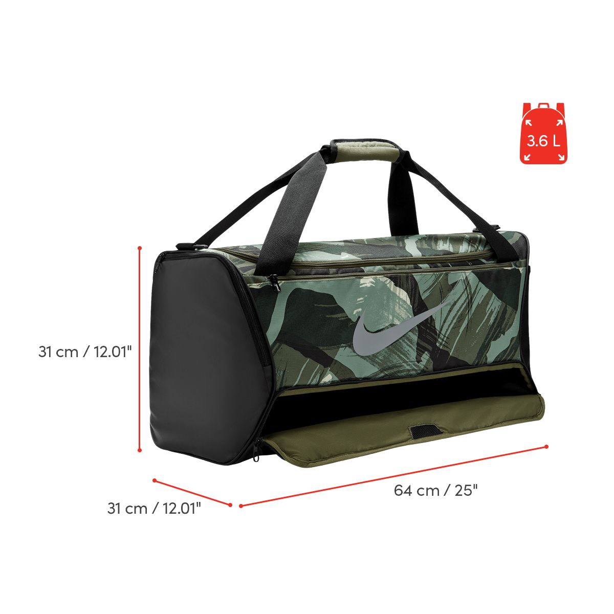 nike gym duffle bag mens