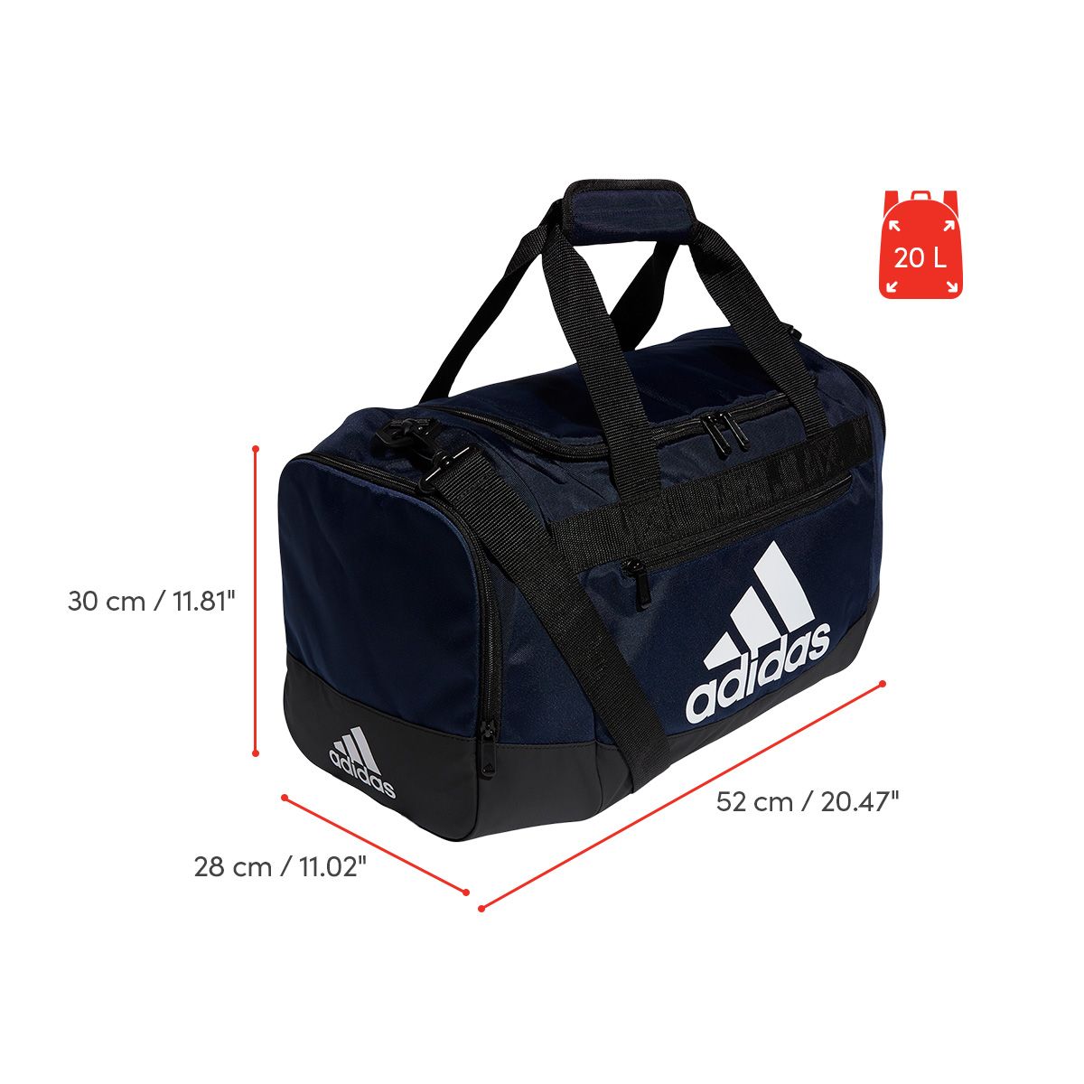 adidas Defender IV Small Duffel Bag
