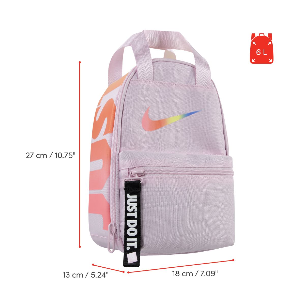 nike just do it shine lunch bag