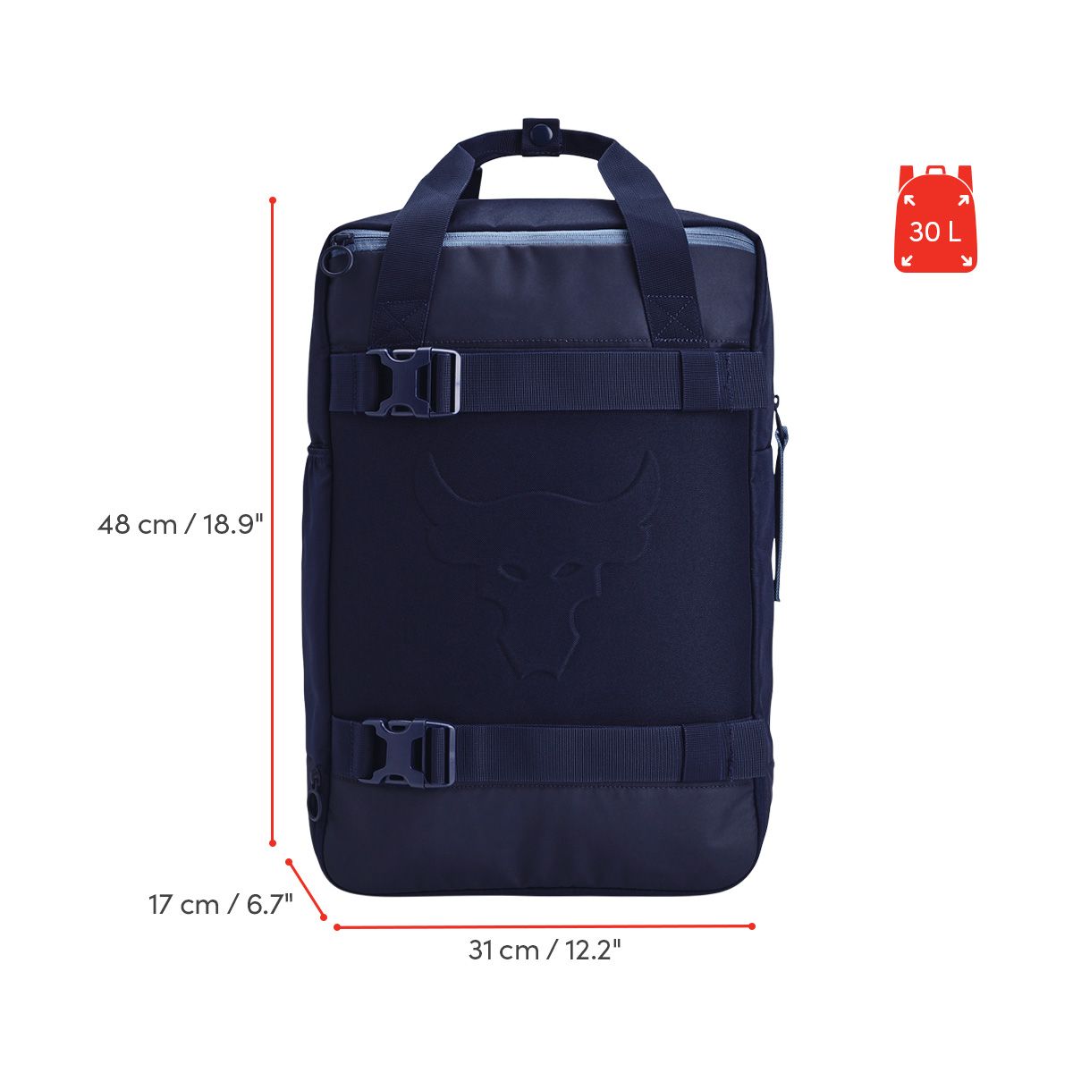 Under Armour Project Rock Box Duffle Backpack