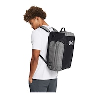 Under Armour Contain Duo Small Backpack Duffle Front_Three_Fourths_Angled_Right