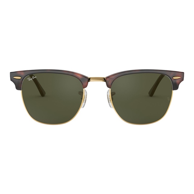Ray-Ban Unisex Clubmaster Browline Sunglasses Front_Flat