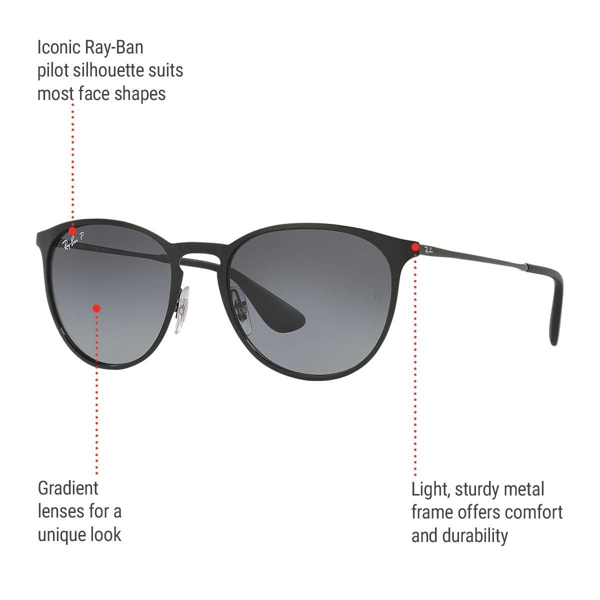 Ray-Ban Erika Sunglasses | SportChek