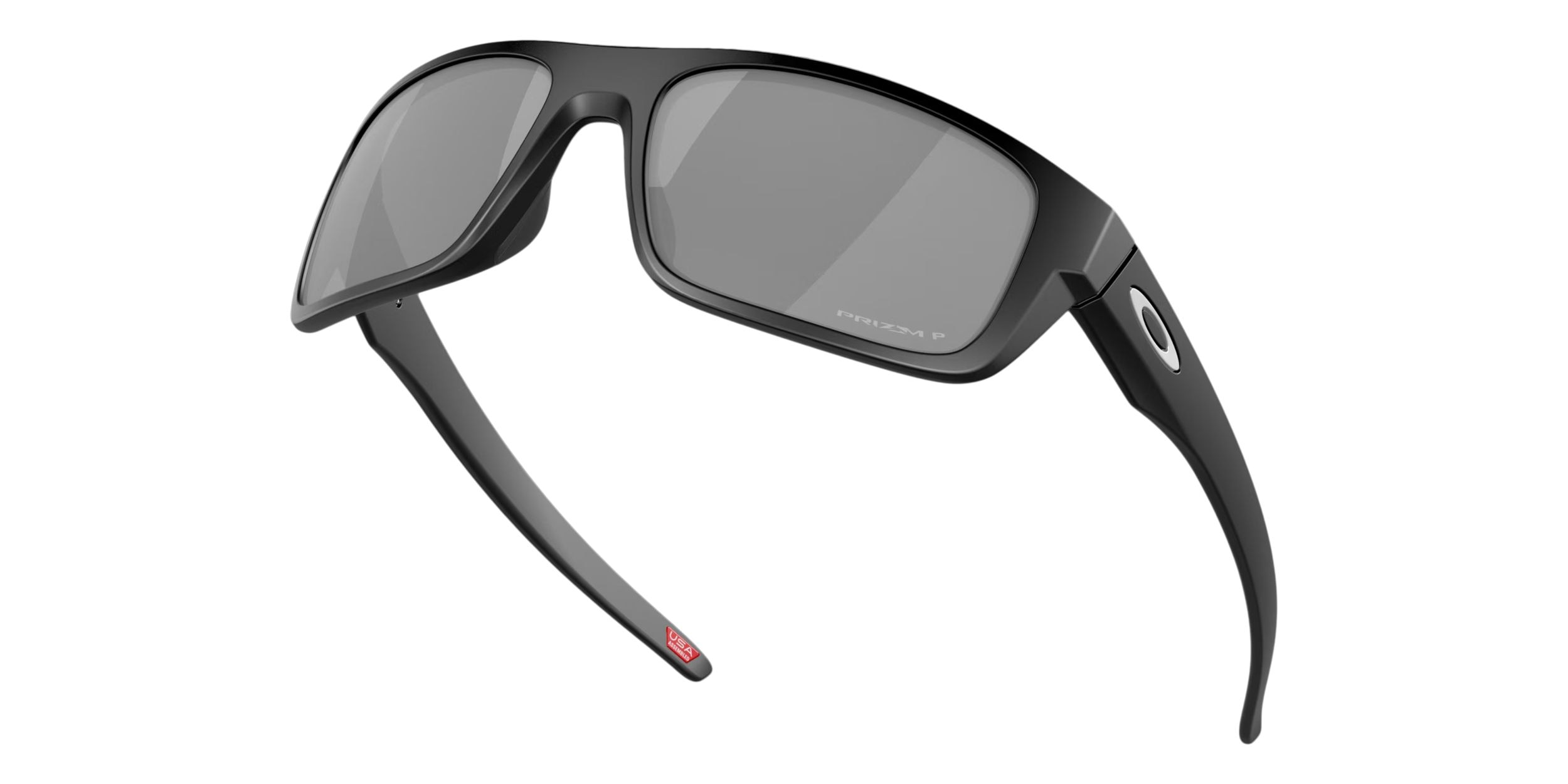 Oakley Unisex Drop Point Rectangular Sunglasses, Polarized