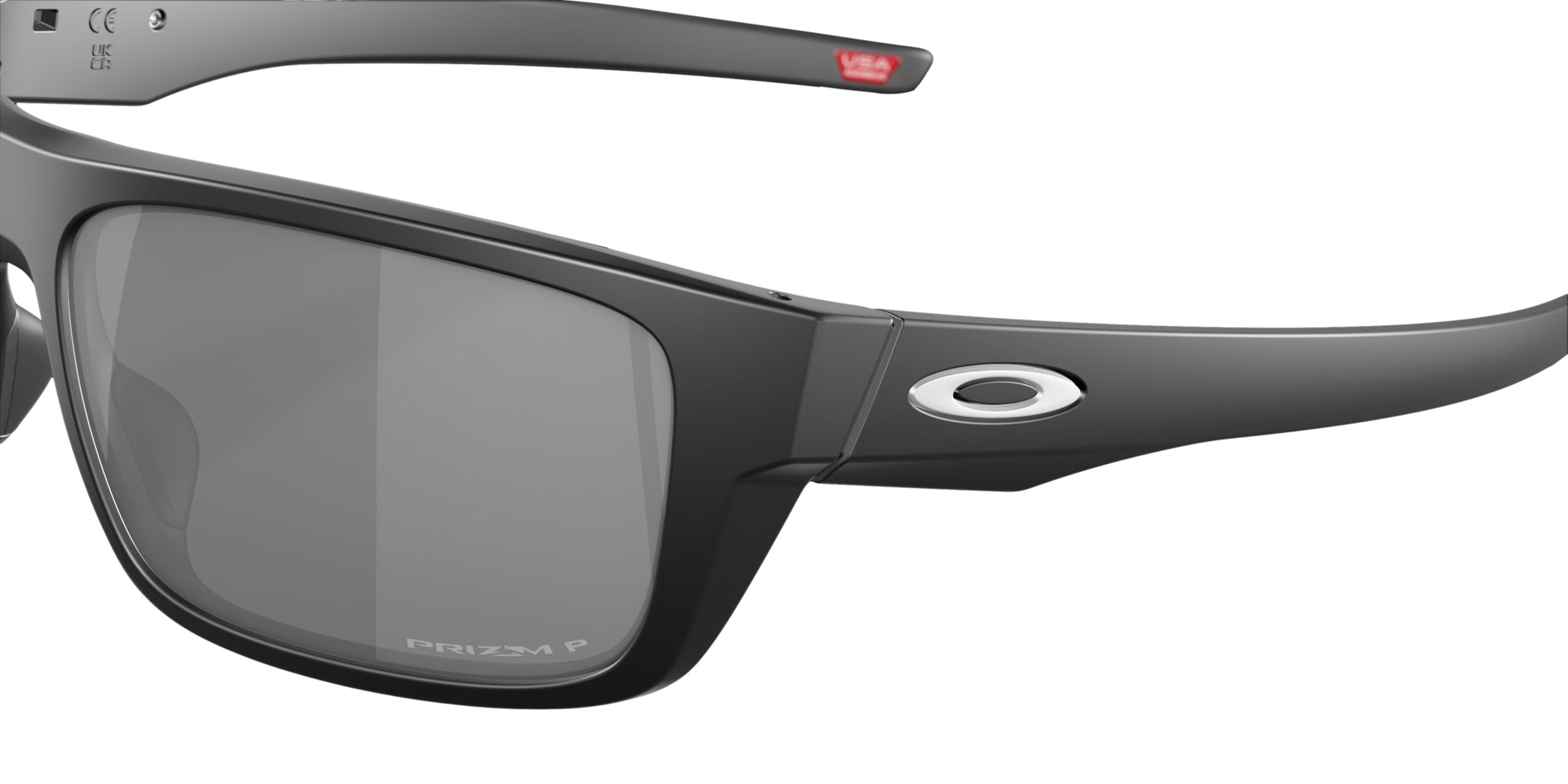 Oakley Unisex Drop Point Rectangular Sunglasses, Polarized