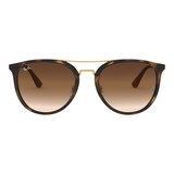 Ray Ban Women's 4285 Round Sunglasses, Gradient Front_Flat