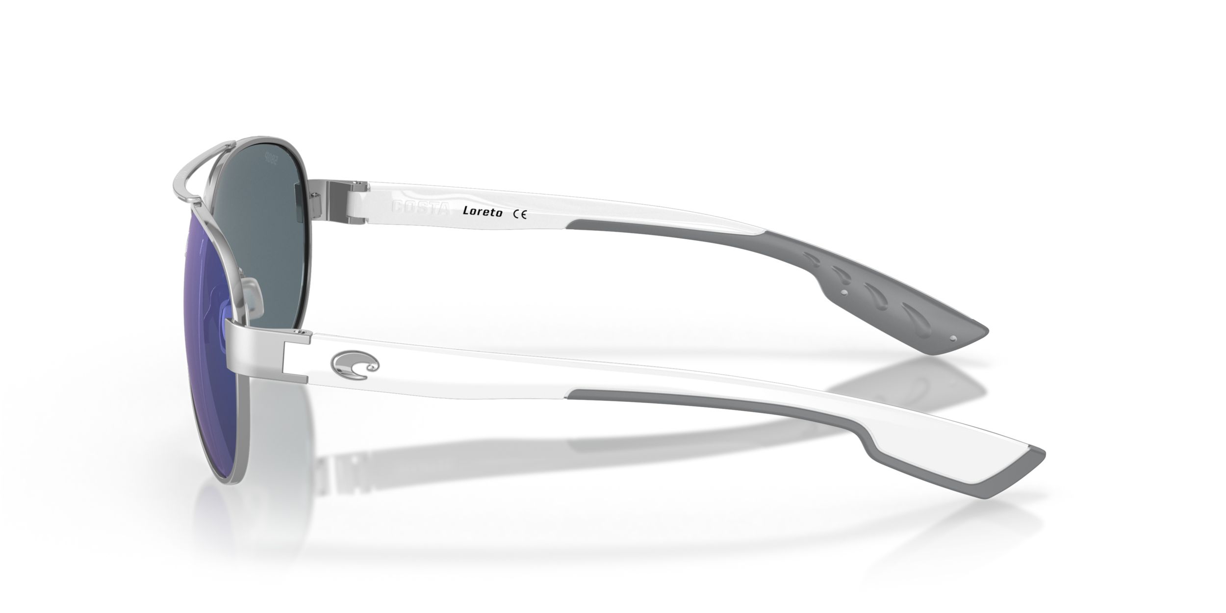 Costa Unisex Loreto Aviator Polarized Sunglasses