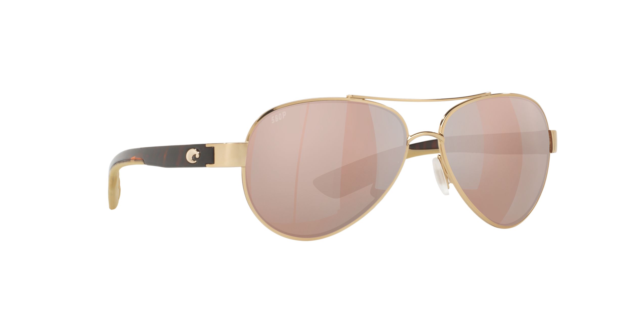 Costa Unisex Loreto Aviator Polarized Sunglasses