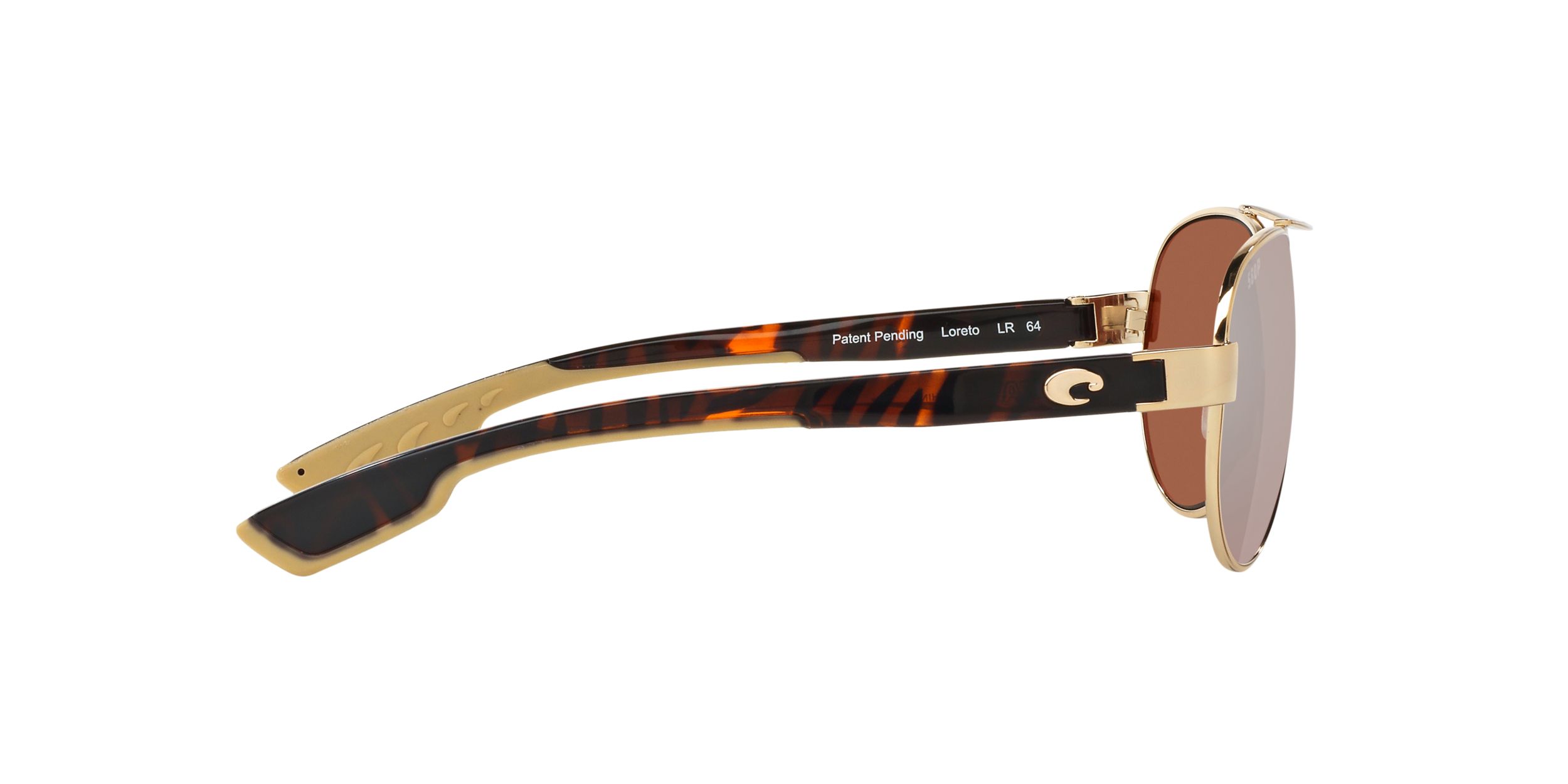 Costa Unisex Loreto Aviator Polarized Sunglasses