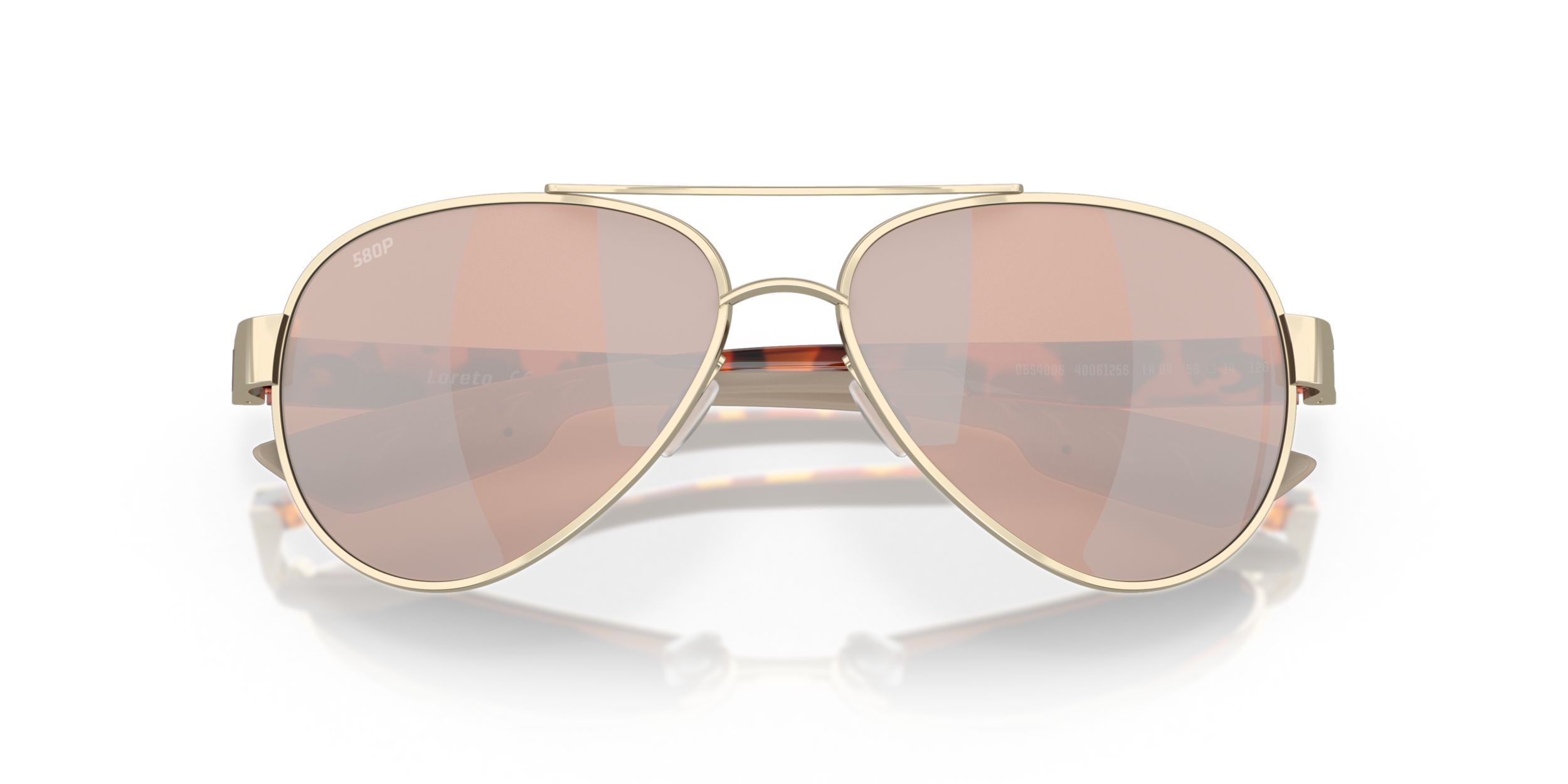 Costa Unisex Loreto Aviator Polarized Sunglasses