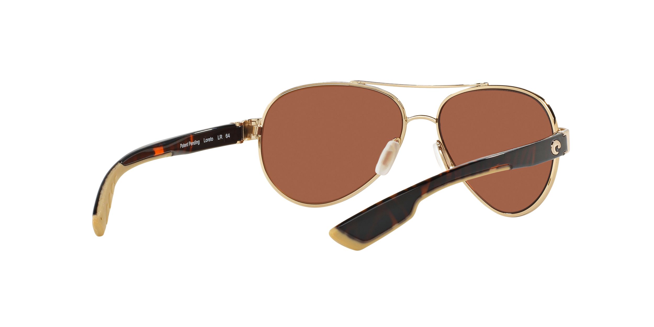 Costa Unisex Loreto Aviator Polarized Sunglasses