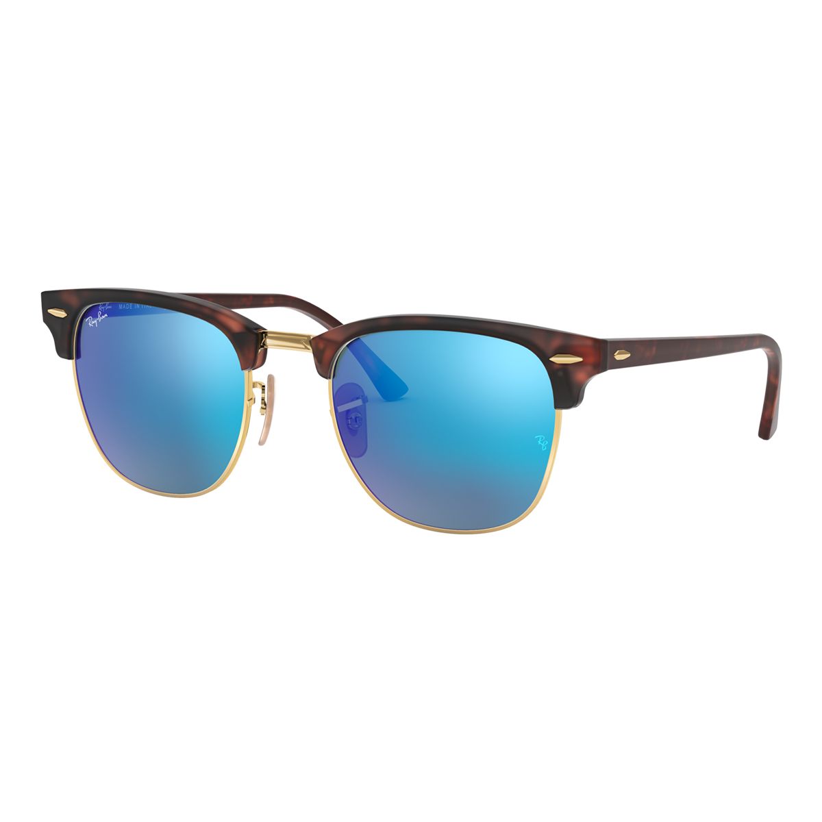 Ray Ban Unisex Clubmaster Browline Sunglasses